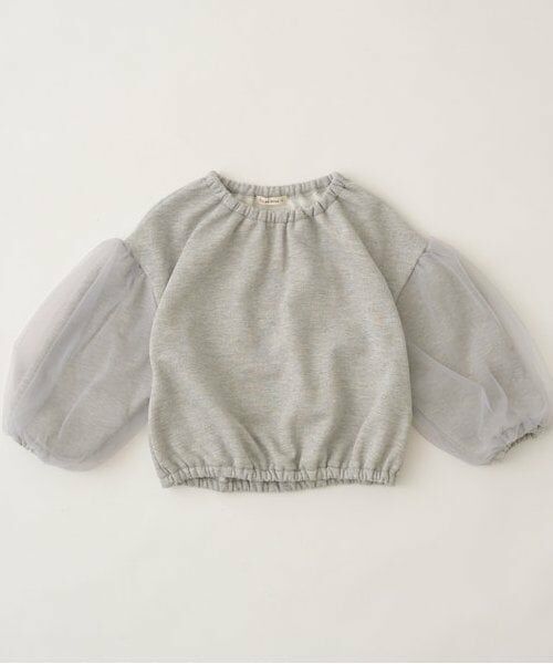 Lycee mine / リセマイン スウェット | 【裏起毛裏毛】ぷっくりシルエットチュール袖プルオーバー | 詳細2