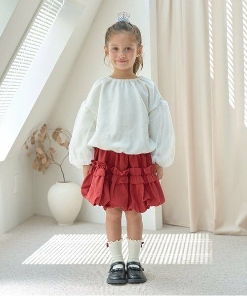 Lycee mine / リセマイン スウェット | 【裏起毛裏毛】ぷっくりシルエットチュール袖プルオーバー | 詳細7