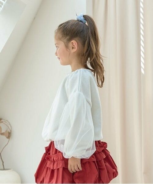 Lycee mine / リセマイン スウェット | 【裏起毛裏毛】ぷっくりシルエットチュール袖プルオーバー | 詳細8