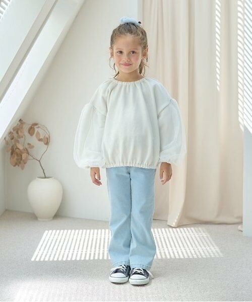 Lycee mine / リセマイン スウェット | 【裏起毛裏毛】ぷっくりシルエットチュール袖プルオーバー | 詳細9