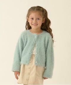 シャギーニットカーディガン