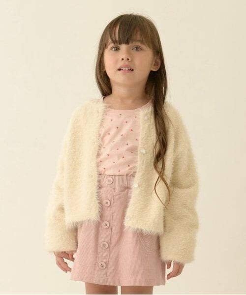 Lycee mine / リセマイン カーディガン・ボレロ | シャギーニットカーディガン（アイボリー）