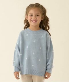 Lycee mine / リセマイン ニット・セーター | ハート&フラワー総柄刺しゅうアソートセーター