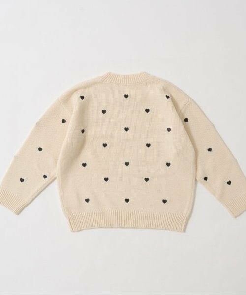 Lycee mine / リセマイン ニット・セーター | ハート&フラワー総柄刺しゅうアソートセーター | 詳細5