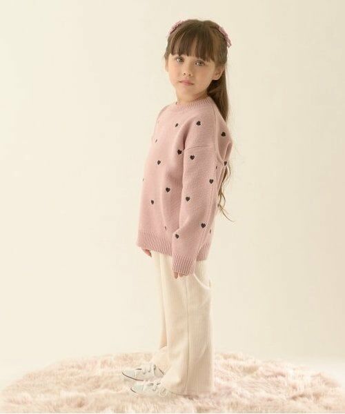 Lycee mine / リセマイン ニット・セーター | ハート&フラワー総柄刺しゅうアソートセーター | 詳細8