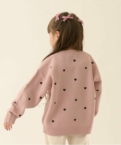 Lycee mine / リセマイン ニット・セーター | ハート&フラワー総柄刺しゅうアソートセーター | 詳細9