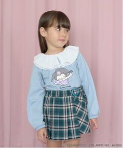 Lycee mine / リセマイン Tシャツ | 【サンリオキャラクターズ】【どちらが前でもOK!】シアー衿付きAラインプリントTシャツ