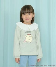 Lycee mine / リセマイン Tシャツ | 【サンリオキャラクターズ】【どちらが前でもOK!】シアー衿付きAラインプリントTシャツ