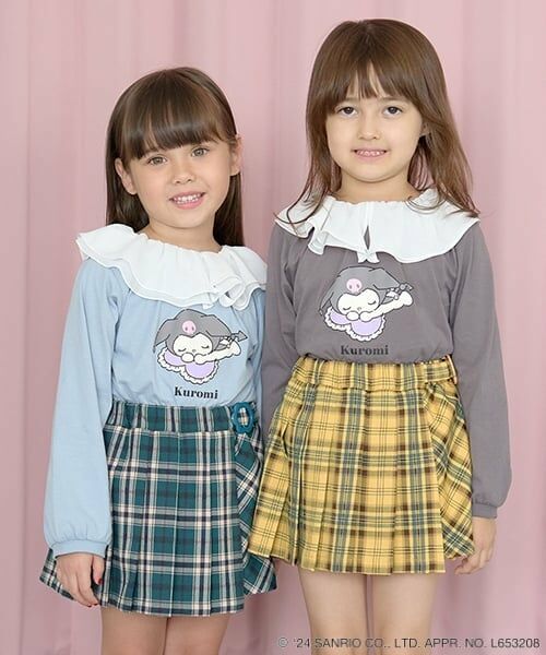 Lycee mine / リセマイン Tシャツ | 【サンリオキャラクターズ】【どちらが前でもOK!】シアー衿付きAラインプリントTシャツ | 詳細16