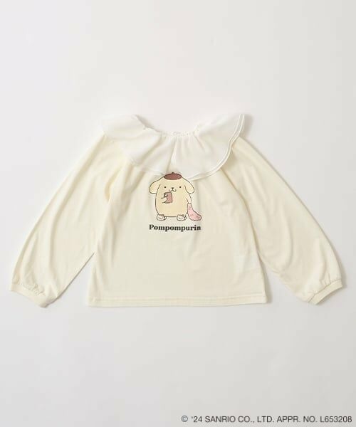 Lycee mine / リセマイン Tシャツ | 【サンリオキャラクターズ】【どちらが前でもOK!】シアー衿付きAラインプリントTシャツ | 詳細2