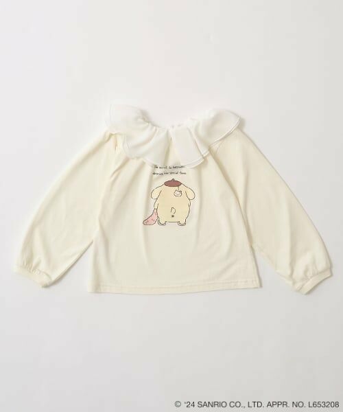 Lycee mine / リセマイン Tシャツ | 【サンリオキャラクターズ】【どちらが前でもOK!】シアー衿付きAラインプリントTシャツ | 詳細3