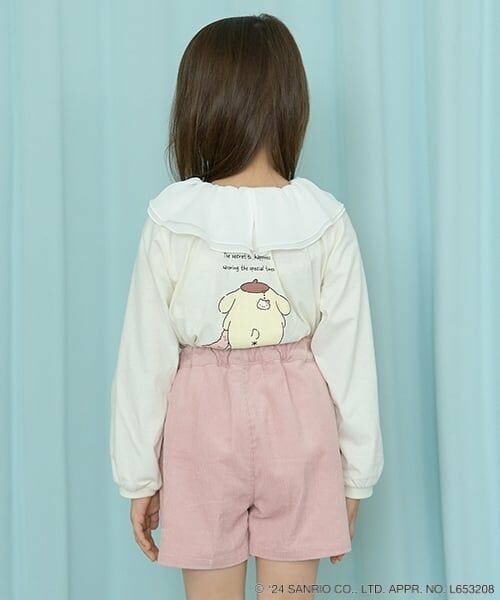 Lycee mine / リセマイン Tシャツ | 【サンリオキャラクターズ】【どちらが前でもOK!】シアー衿付きAラインプリントTシャツ | 詳細7