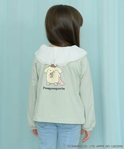 Lycee mine / リセマイン Tシャツ | 【サンリオキャラクターズ】【どちらが前でもOK!】シアー衿付きAラインプリントTシャツ | 詳細9