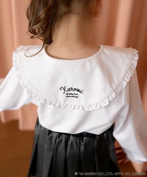 Lycee mine / リセマイン シャツ・ブラウス | 【サンリオキャラクターズ】クロミフリル衿ブラウス&リボンヘアゴムセット | 詳細10