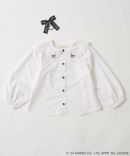 Lycee mine / リセマイン シャツ・ブラウス | 【サンリオキャラクターズ】クロミフリル衿ブラウス&リボンヘアゴムセット | 詳細2