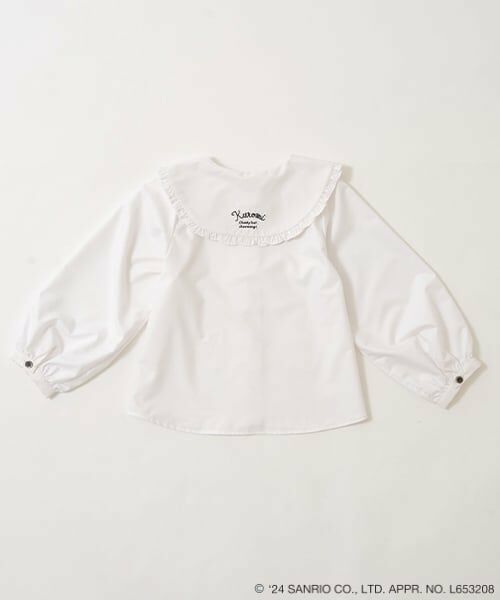Lycee mine / リセマイン シャツ・ブラウス | 【サンリオキャラクターズ】クロミフリル衿ブラウス&リボンヘアゴムセット | 詳細3