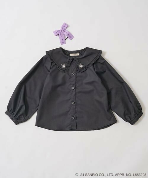 Lycee mine / リセマイン シャツ・ブラウス | 【サンリオキャラクターズ】クロミフリル衿ブラウス&リボンヘアゴムセット | 詳細4