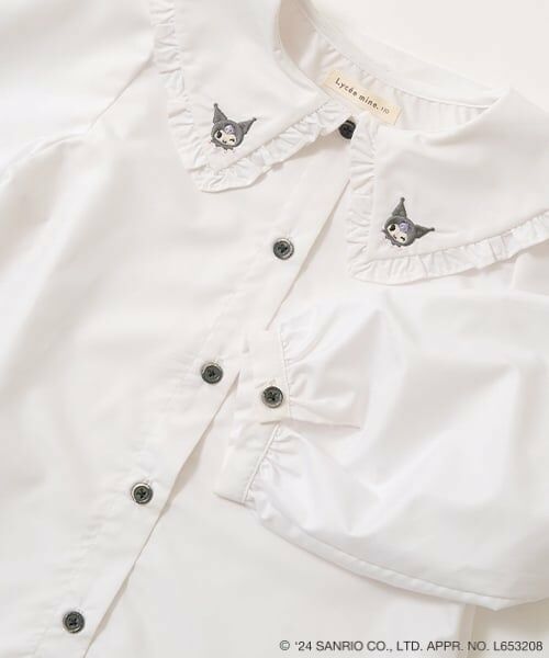 Lycee mine / リセマイン シャツ・ブラウス | 【サンリオキャラクターズ】クロミフリル衿ブラウス&リボンヘアゴムセット | 詳細5