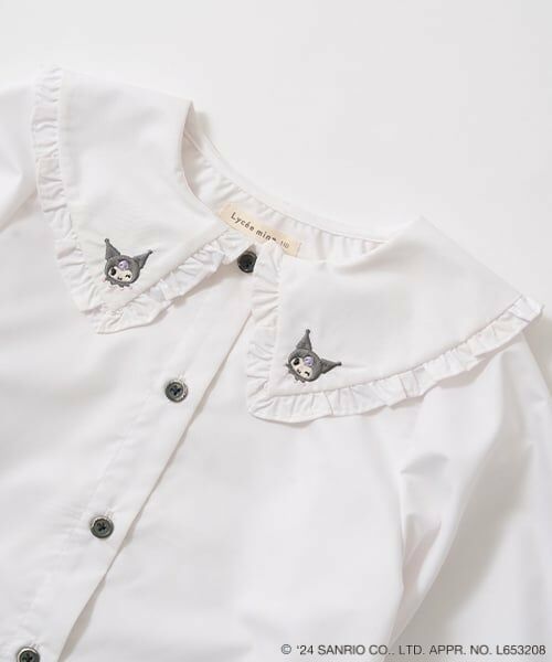Lycee mine / リセマイン シャツ・ブラウス | 【サンリオキャラクターズ】クロミフリル衿ブラウス&リボンヘアゴムセット | 詳細6