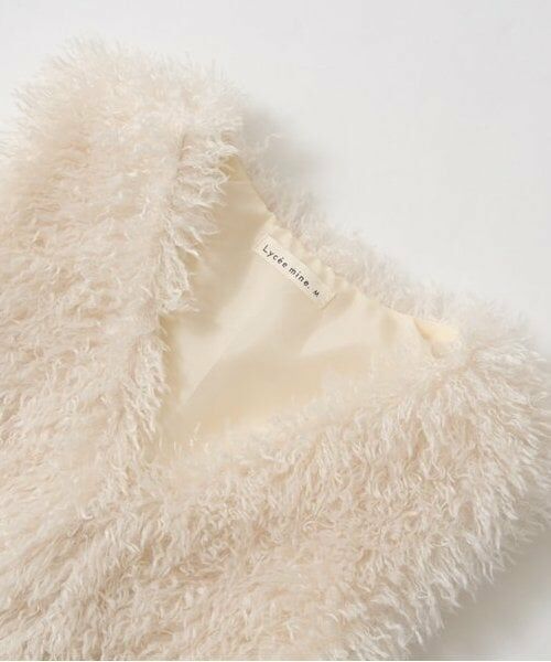Lycee mine / リセマイン ダウンジャケット・ベスト | 【ふわふわやわらか】ファーベスト | 詳細4