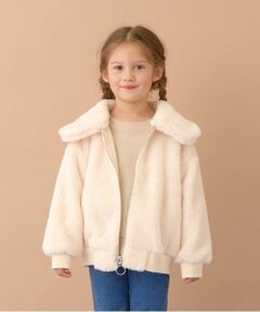 Lycee mine / リセマイン ブルゾン | 【万能アウター】丸衿ボアブルゾン