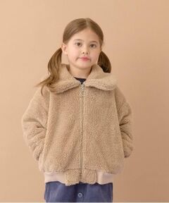 Lycee mine / リセマイン ブルゾン | 【万能アウター】丸衿ボアブルゾン