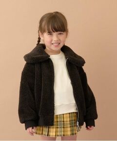 Lycee mine / リセマイン ブルゾン | 【万能アウター】丸衿ボアブルゾン