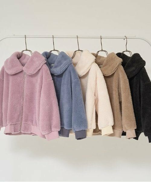 Lycee mine / リセマイン ブルゾン | 【万能アウター】丸衿ボアブルゾン | 詳細1