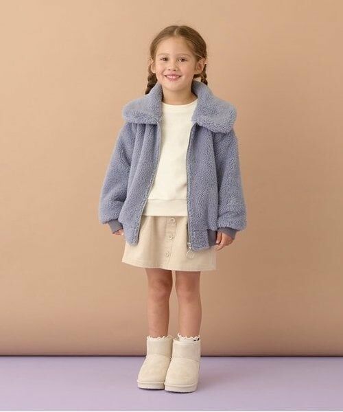 Lycee mine / リセマイン ブルゾン | 【万能アウター】丸衿ボアブルゾン | 詳細12