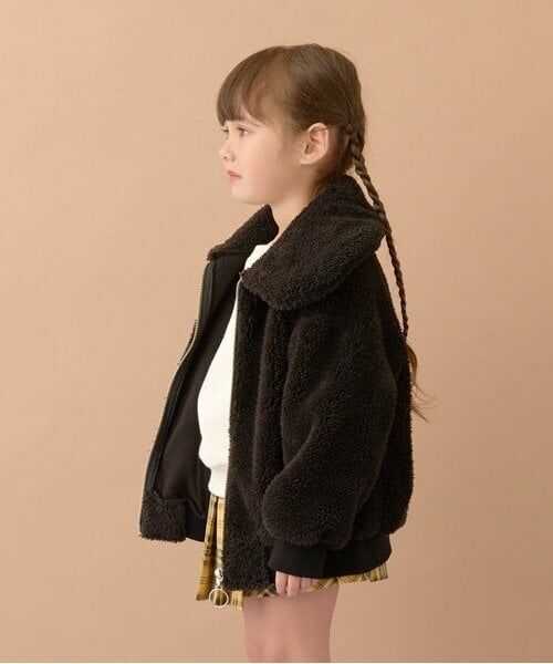 Lycee mine / リセマイン ブルゾン | 【万能アウター】丸衿ボアブルゾン | 詳細15