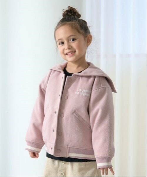 Lycee mine / リセマイン ブルゾン | セーラカラースタジャン（ピンク）