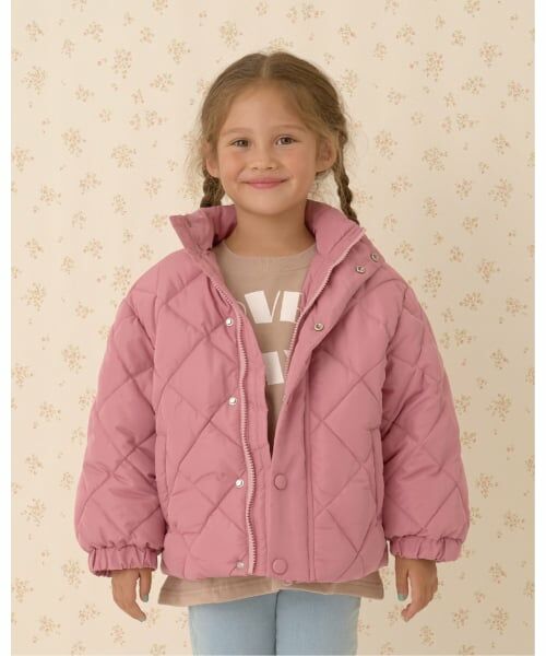 Lycee mine / リセマイン ブルゾン | 【万能アウター】取外しできる衿付きパフジャケット（ピンク）