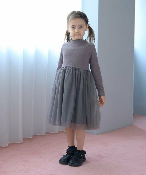 Lycee mine / リセマイン ミニ丈・ひざ丈ワンピース | チュールドッキングワンピース | 詳細7