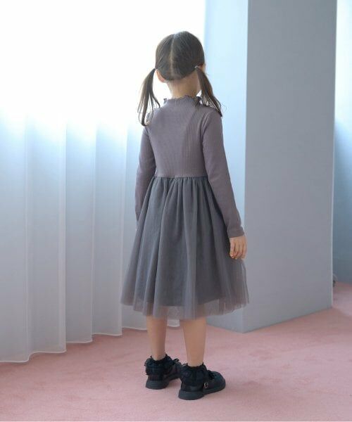 Lycee mine / リセマイン ミニ丈・ひざ丈ワンピース | チュールドッキングワンピース | 詳細8