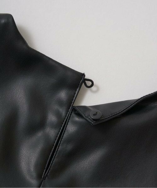 Lycee mine / リセマイン ミニ丈・ひざ丈ワンピース | 【やわらか合皮】ジャンパースカート | 詳細11