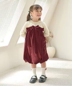 Lycee mine / リセマイン ミニ丈・ひざ丈ワンピース | 【あったかアイテム】ドッキングバルーンワンピース