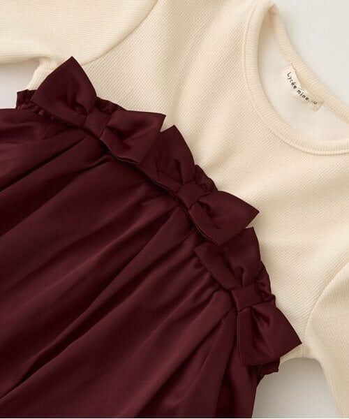 Lycee mine / リセマイン ミニ丈・ひざ丈ワンピース | 【あったかアイテム】ドッキングバルーンワンピース | 詳細4