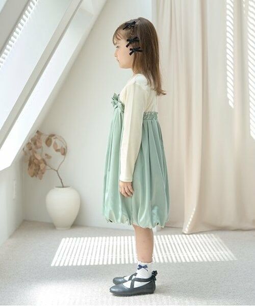 Lycee mine / リセマイン ミニ丈・ひざ丈ワンピース | 【あったかアイテム】ドッキングバルーンワンピース | 詳細9