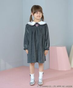 Lycee mine / リセマイン ミニ丈・ひざ丈ワンピース | 【サンリオキャラクターズ】クロミ衿ワンピース