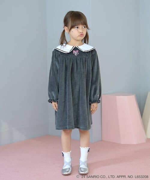 Lycee mine / リセマイン ミニ丈・ひざ丈ワンピース | 【サンリオキャラクターズ】クロミ衿ワンピース | 詳細15