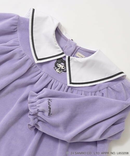 Lycee mine / リセマイン ミニ丈・ひざ丈ワンピース | 【サンリオキャラクターズ】クロミ衿ワンピース | 詳細4