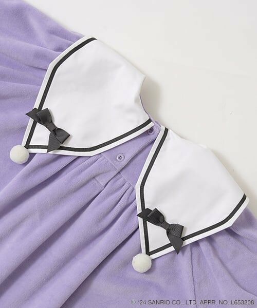 Lycee mine / リセマイン ミニ丈・ひざ丈ワンピース | 【サンリオキャラクターズ】クロミ衿ワンピース | 詳細7