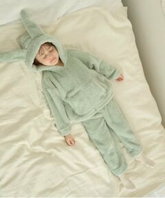 Lycee mine / リセマイン パーカー | 【ルームウェア】【ふわふわボア】うさぎ&ねこパーカー&パンツセット