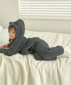 Lycee mine / リセマイン パーカー | 【ルームウェア】【ふわふわボア】うさぎ&ねこパーカー&パンツセット