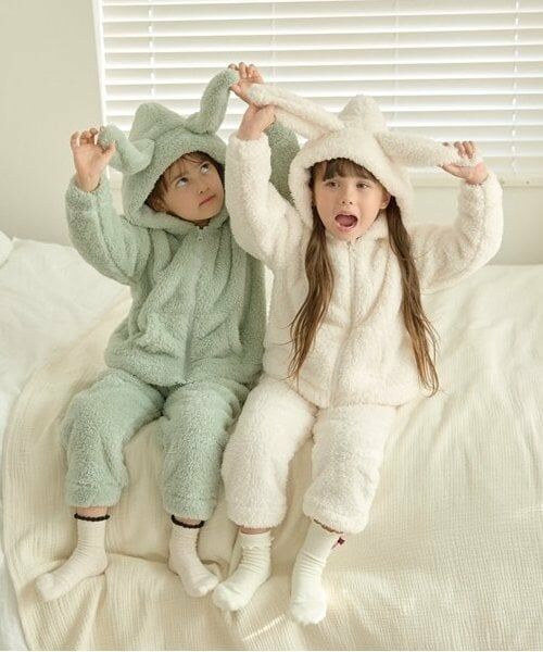 Lycee mine / リセマイン パーカー | 【ルームウェア】【ふわふわボア】うさぎ&ねこパーカー&パンツセット | 詳細18