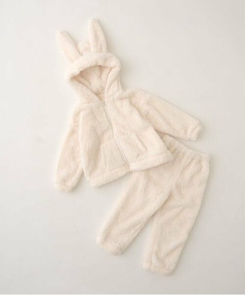 Lycee mine / リセマイン パーカー | 【ルームウェア】【ふわふわボア】うさぎ&ねこパーカー&パンツセット | 詳細4