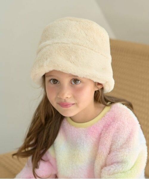 Lycee mine / リセマイン ハット | ファーバケットハット（薄ベージュ）