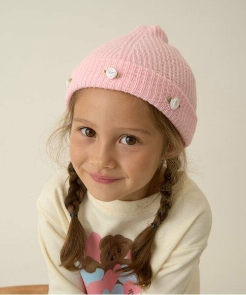 Lycee mine / リセマイン ニットキャップ | リボン・お花アソートニットキャップ | 詳細12