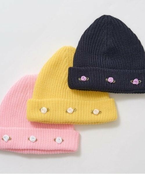 Lycee mine / リセマイン ニットキャップ | リボン・お花アソートニットキャップ | 詳細3