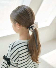 Lycee mine / リセマイン ヘアゴム・シュシュ | リボン付きフェイクファーシュシュ